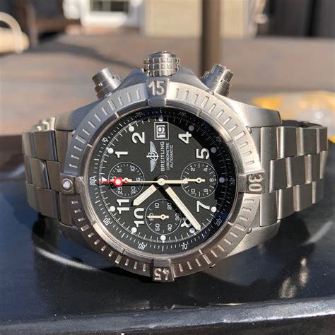 breitling titanium watches|breitling avenger titanium chronograph.